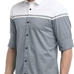 IndoPrimo Men's Classic Fit Casual Shirt
