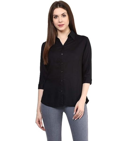 Women's Corduroy Button Down Pocket Shirts Casual Long Sleeve Oversized Blouses Tops