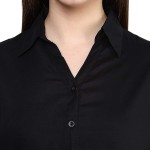 Women's Corduroy Button Down Pocket Shirts Casual Long Sleeve Oversized Blouses Tops
