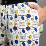 Men's White All Over Printed Boxers