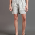 Men's Grey All Over Printed Boxer