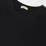 Men's Black Chandrayaan 3 Hello Moon Graphic Printed Oversized T-shirt