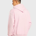Men's Pink Oversized Hoodie