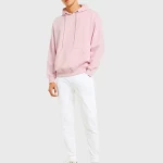 Men's Pink Oversized Hoodie