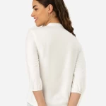 Women White Smart Solid Formal Shirt