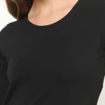 Women's Black Space X Graphic Printed Oversized T-shirt