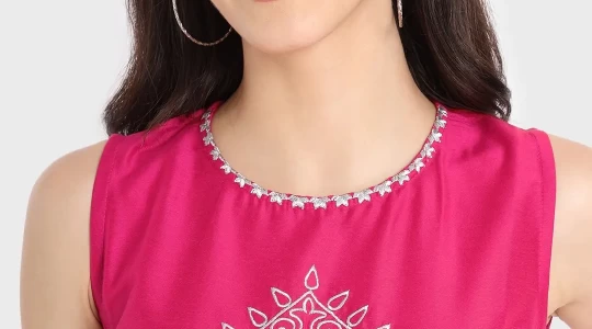 womens sleeve s- pink